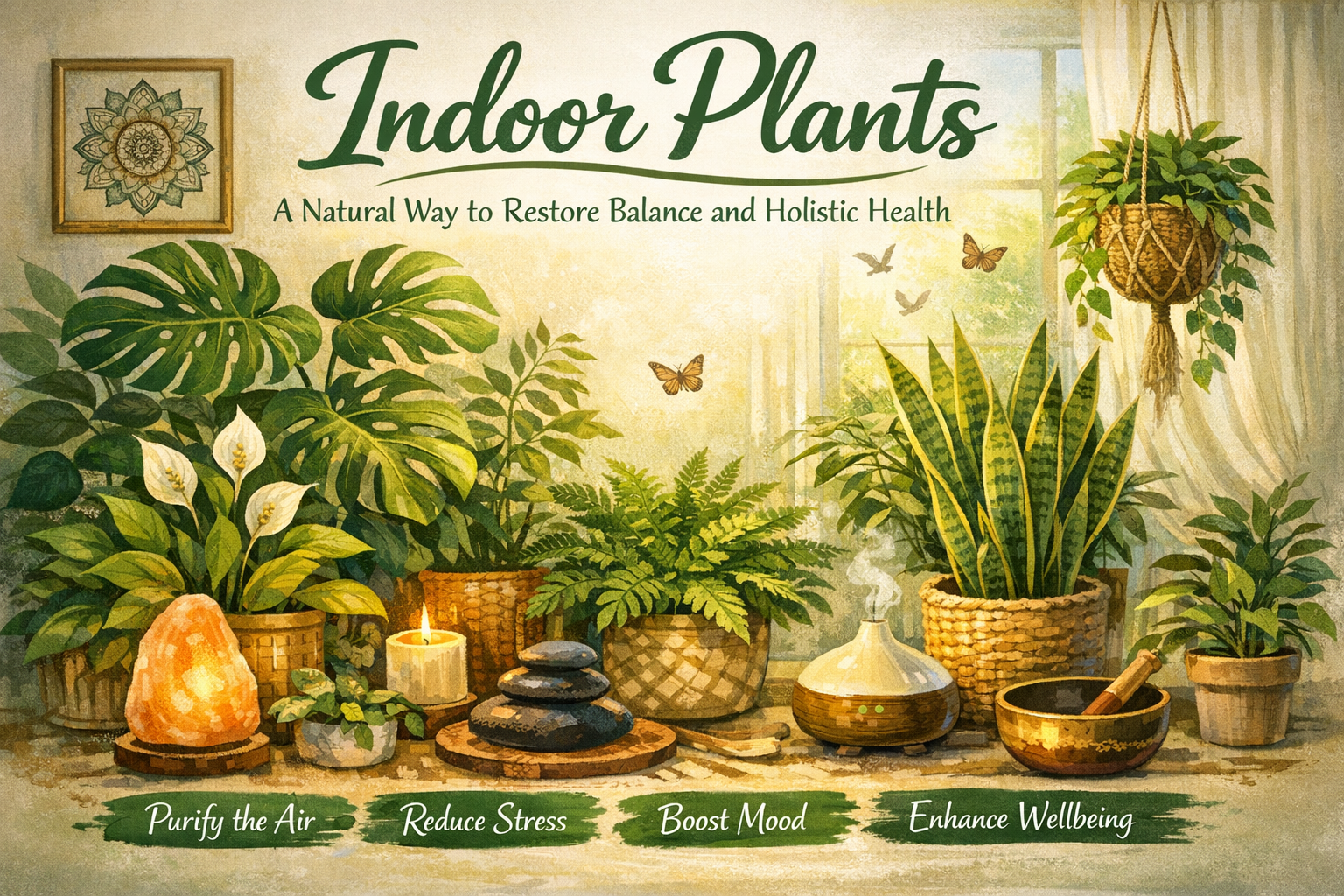 Indoor Plants-A Natural way to restore Balance and Holistic Health