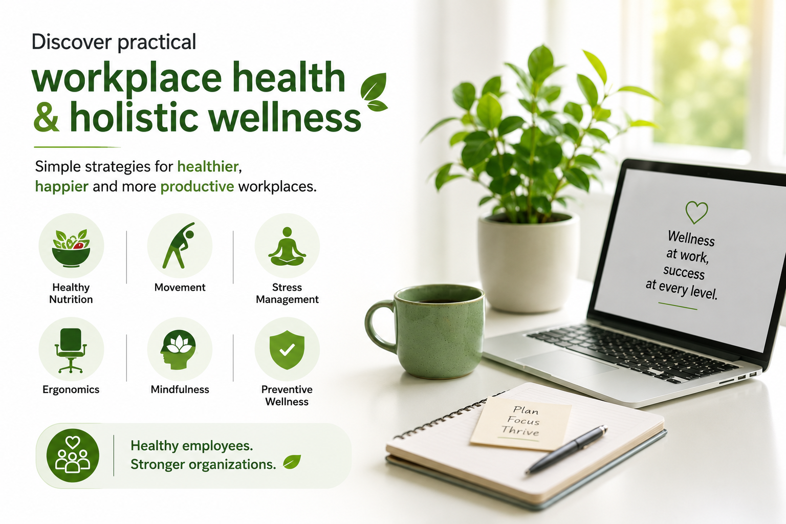 Workplace Health and Holistic Wellness: Creating a Healthier and More Productive Work Environment